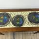 Teak coffee table with lava ceramic by j.belarti 1960
