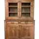 Antique two-body buffet in solid wood