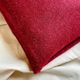 Coussin en laine rouge - 40 cm