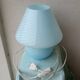 Blue mushroom lamp Murano glass