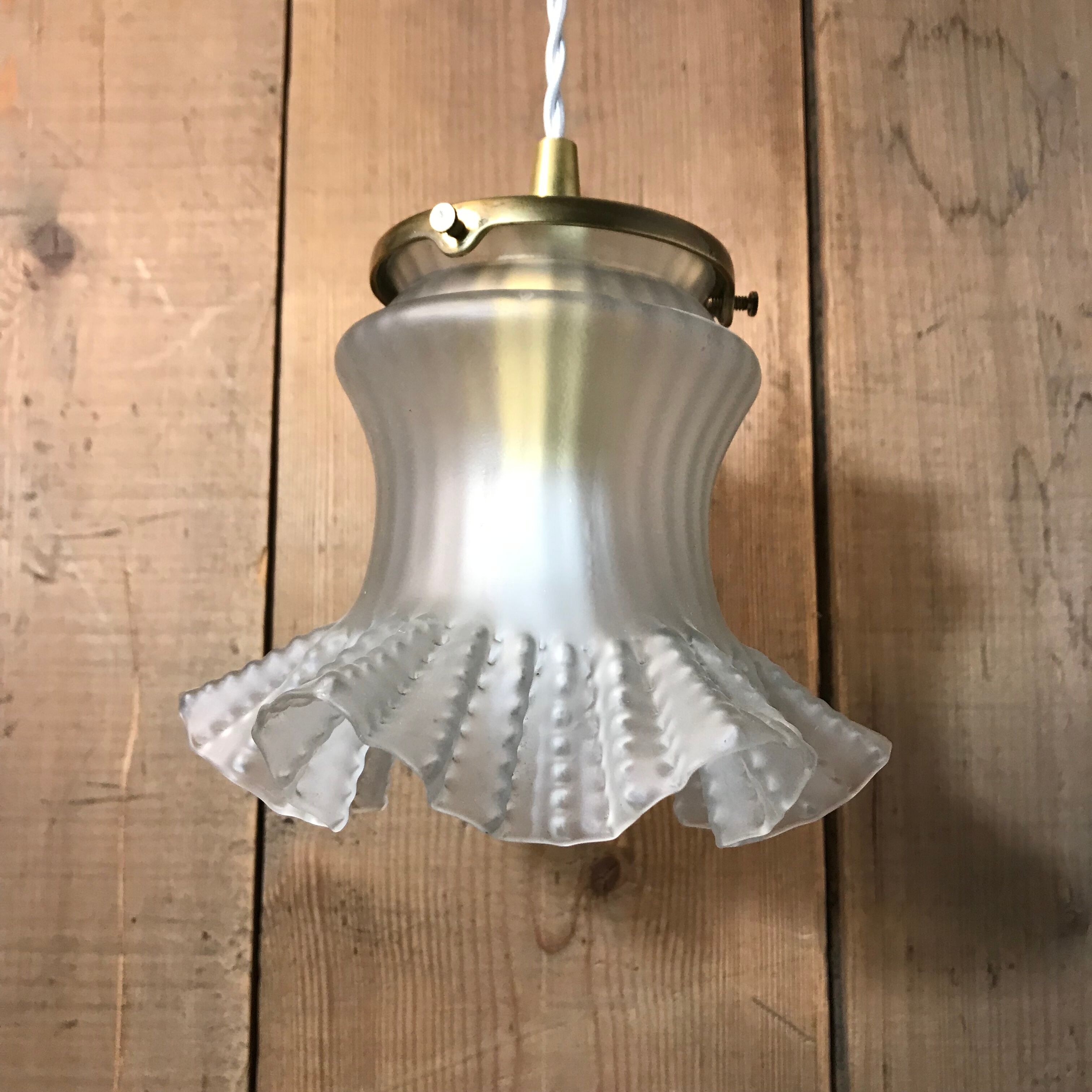 Suspension big tulip vintage 1900