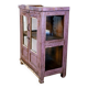 Antique teak sideboard with original purple patina.