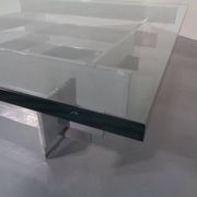 Sculptural Chrome Coffee Table by David Hicks, Italy, 1960s