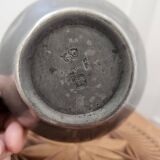 Small pewter vase