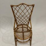 Set of 4 rattan chairs from the 60s