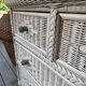 Woven chest of drawers