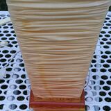 Jannalights design lamp from the 70s in orange resin