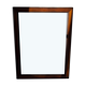Wood frame 74 x 57.5, black border
