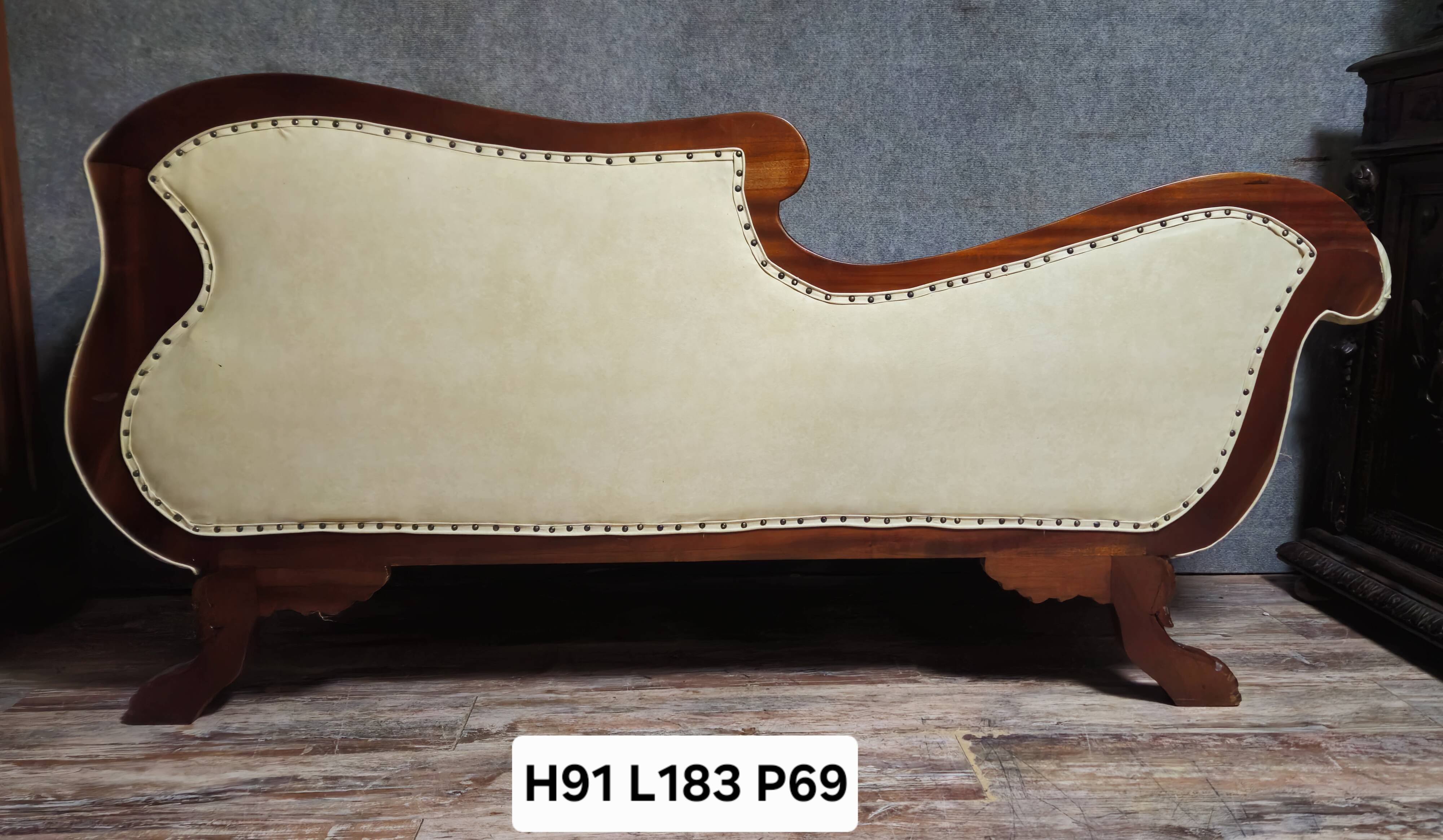 Récamier - Méridienne / antique chaise longue Empire - Charles X – 19th century
