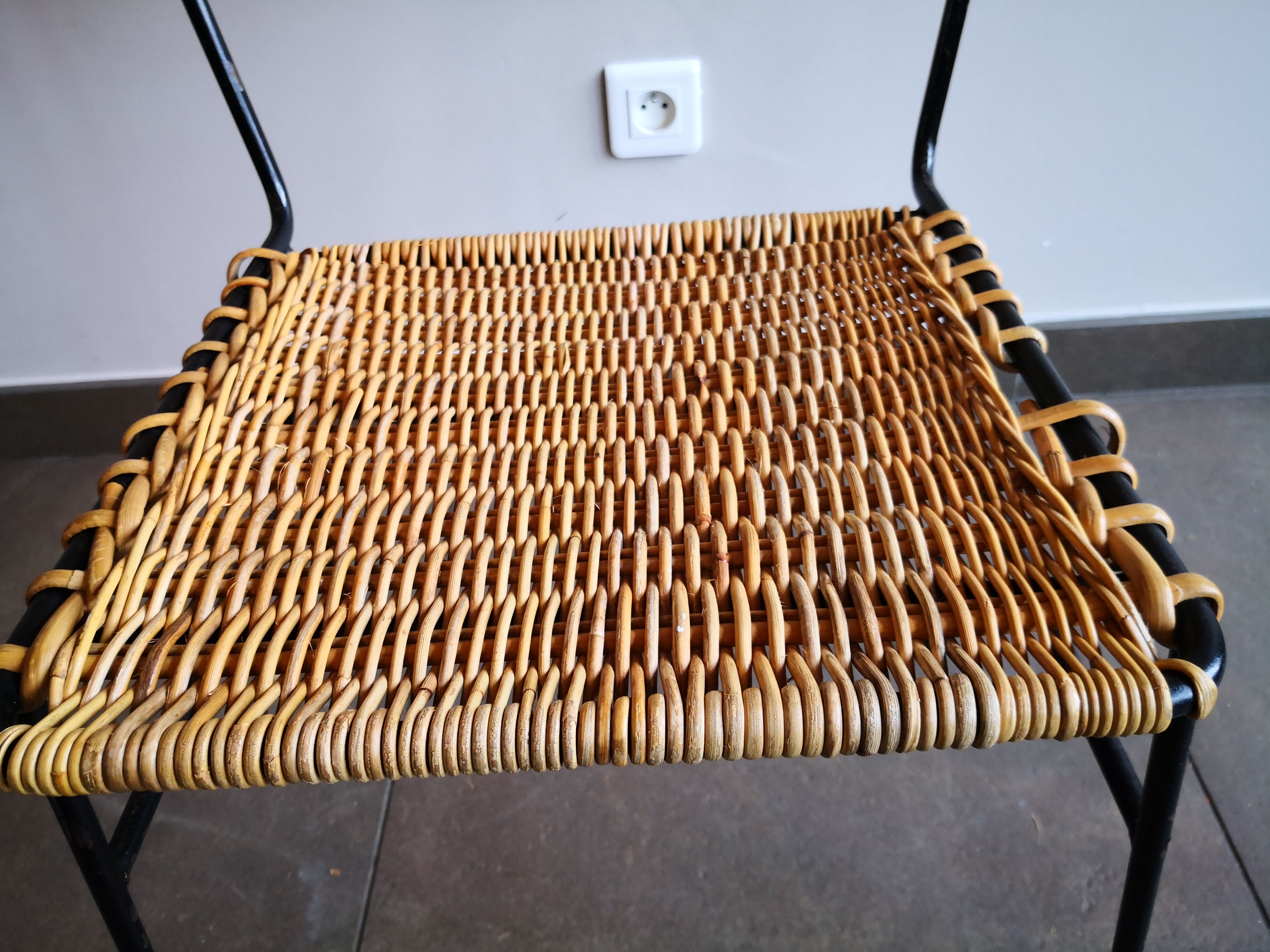 Rattan chair, Germany, 70s