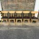 (Lot) 5 chaises modèle Banane estampillées Lutherma (Restaurées)