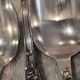 12 silver plated soup spoons by goldsmith Ravinet Denfert art nouveau