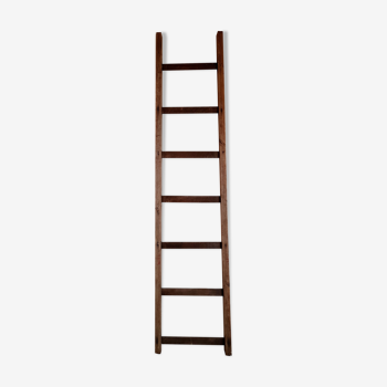 Old wooden farm ladder