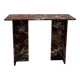 Console in red rosso levanto marble