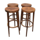 Set of 4 Bauman bar stools