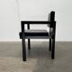 German armchair model D51 Fagus with Bauhaus pattern cushion by Walter Gropius for Tecta