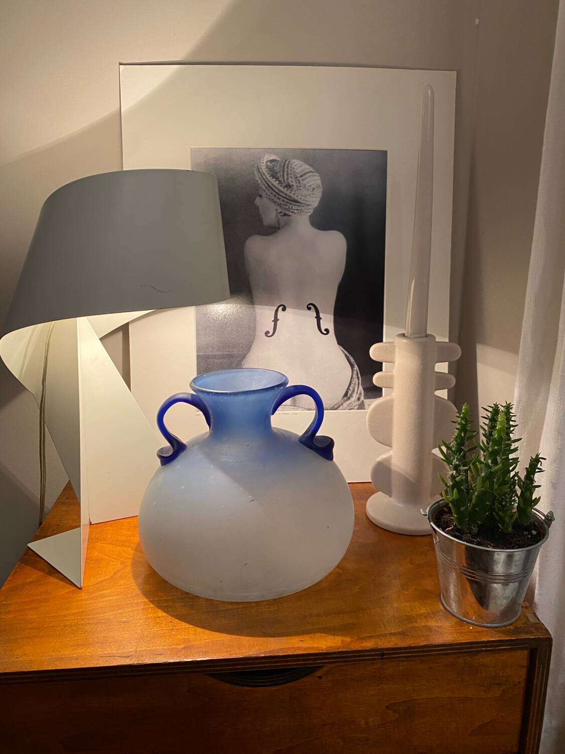 Vase en verre