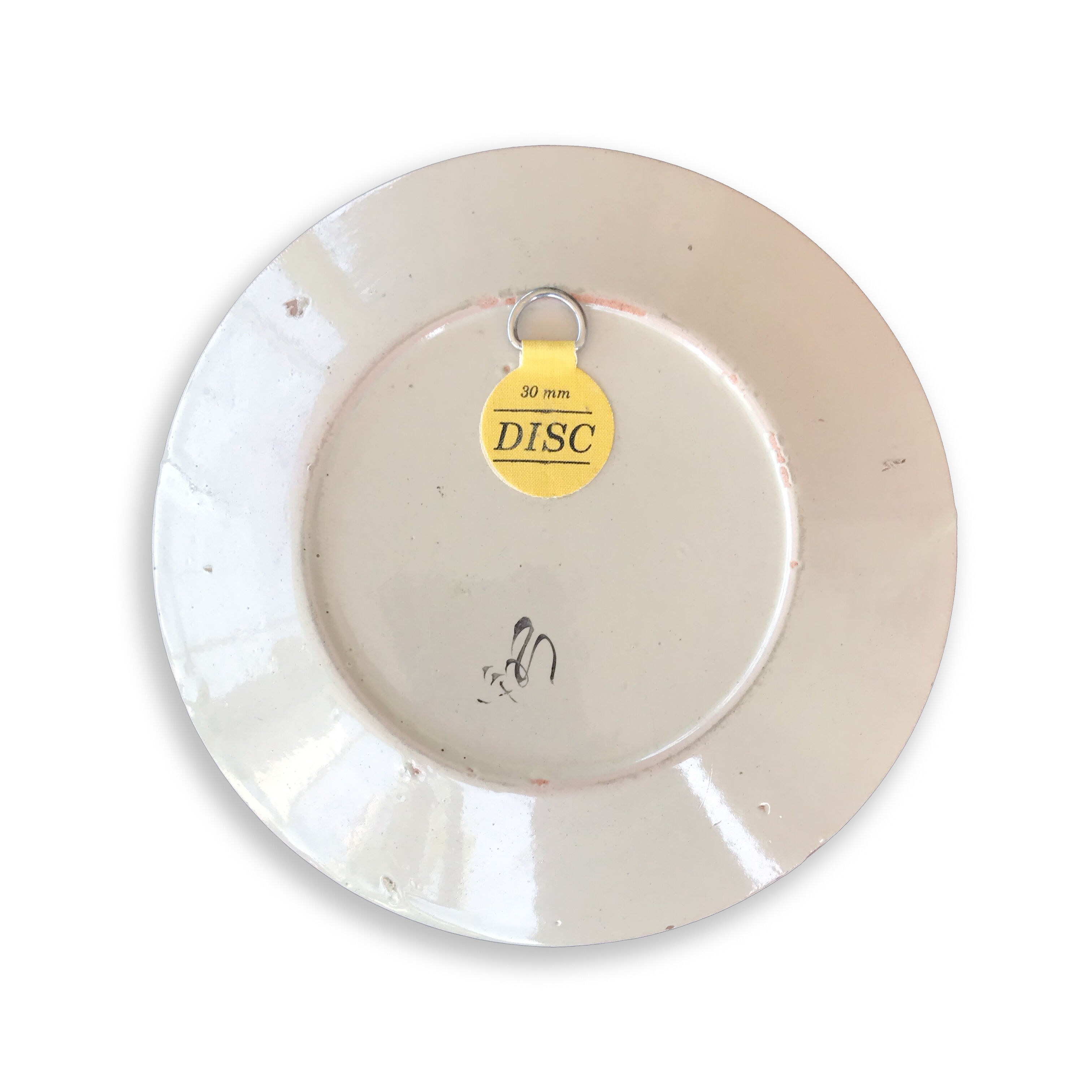 French Cockrel plate in Lunéville earthenware