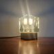 Midcentury Rare Ice Cube Glass Table Lamp, Peill & Putzler, Germany, 1970s