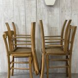 Set of 4 mismatched bistro chairs (Luterna...)