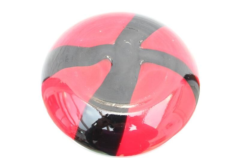 Opalina fiorentina glass vase