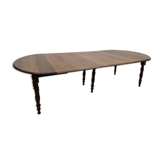 Flap table with extensions