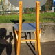 Trio de chaises Luterma banane