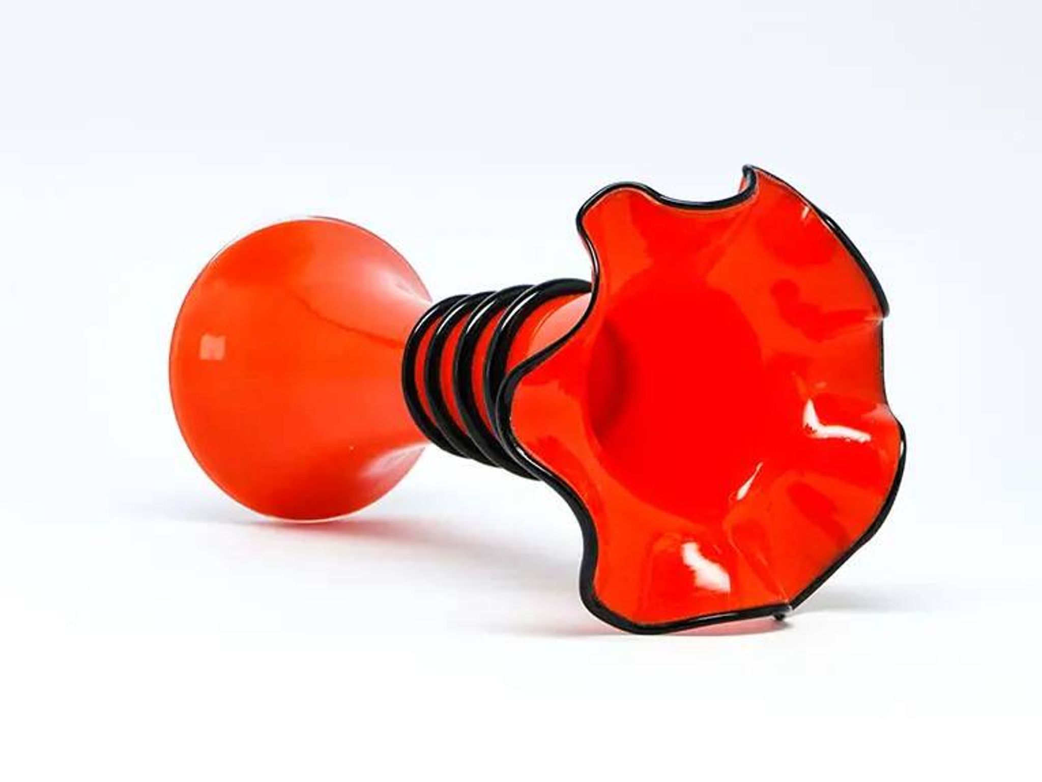Vase Tango, Art Déco, verre, Kralik, Tchécoslovaquie, années 1930