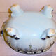 Soupière en faience vieux rouen XIXeme decor floral