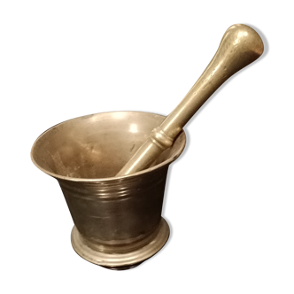 Mortar and bronze pestle