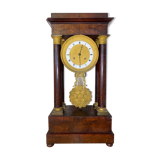 Empire pendule in mahogany cuba Leroy in Paris