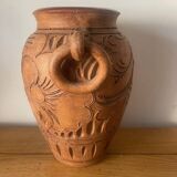 Terracotta vase