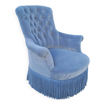 Napoleon III tufted armchair