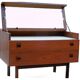 Coiffeuse commode scandinave en teck années 1960