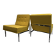 Paire de chauffeuses Knoll Parallel bar