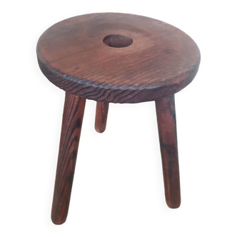 Tabouret Tripode bois