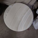 ROUND COFFEE TABLE WITH MARBLE TOP
