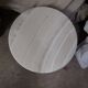 Table basse ronde avec plateau en marbre