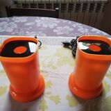 Duo of bedside lamps