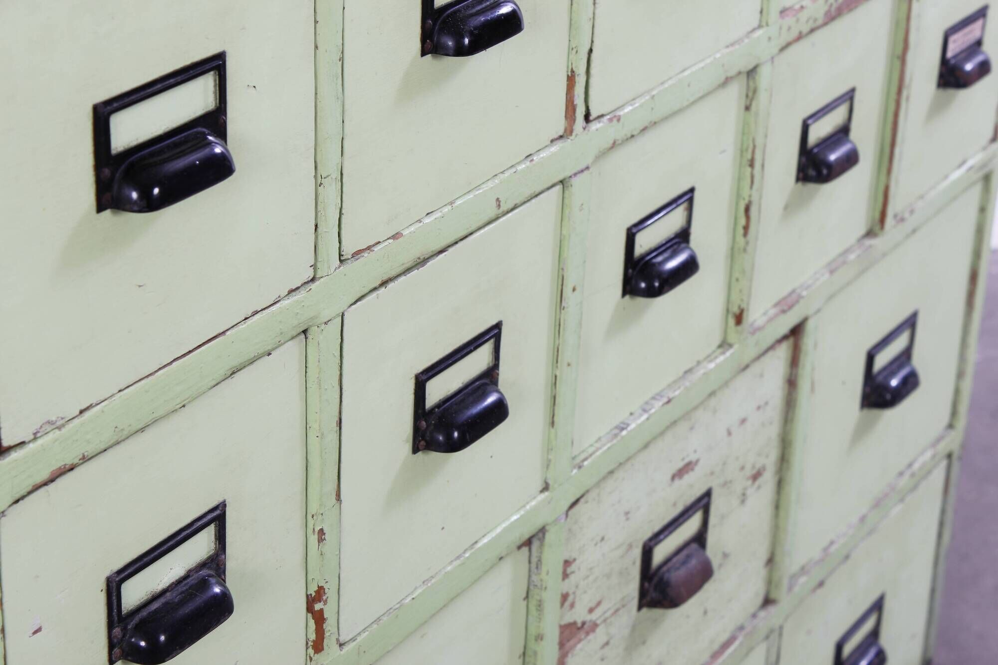 Industrial vintage drawer cabinet apothecary cabinet chest of drawers
