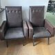 Set of 2 50s armchairs