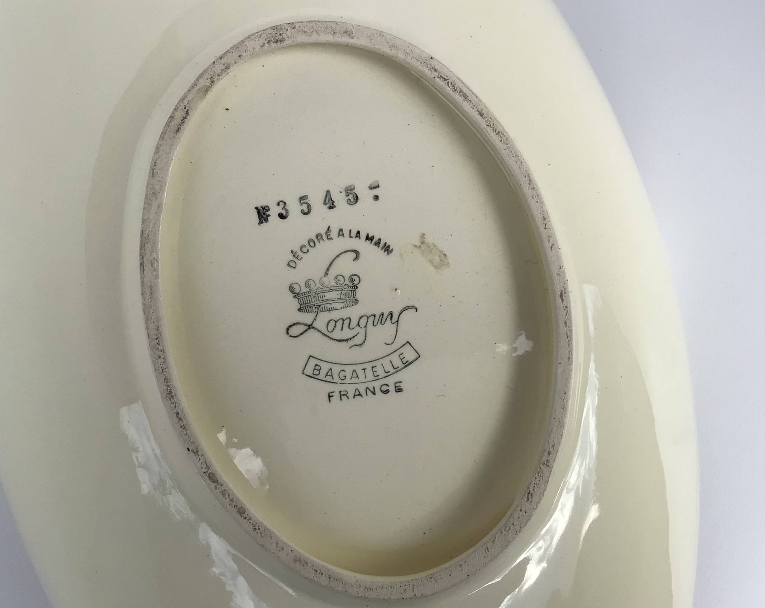 Longwy Bagatelle model cup 1950