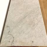 Wooden and marble console table