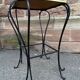 plant stand console plant stand side table Formica and metal