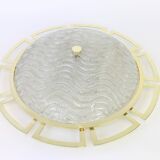 Grand Sputnik ceiling light in brass, Stilnovo style, 1970s.