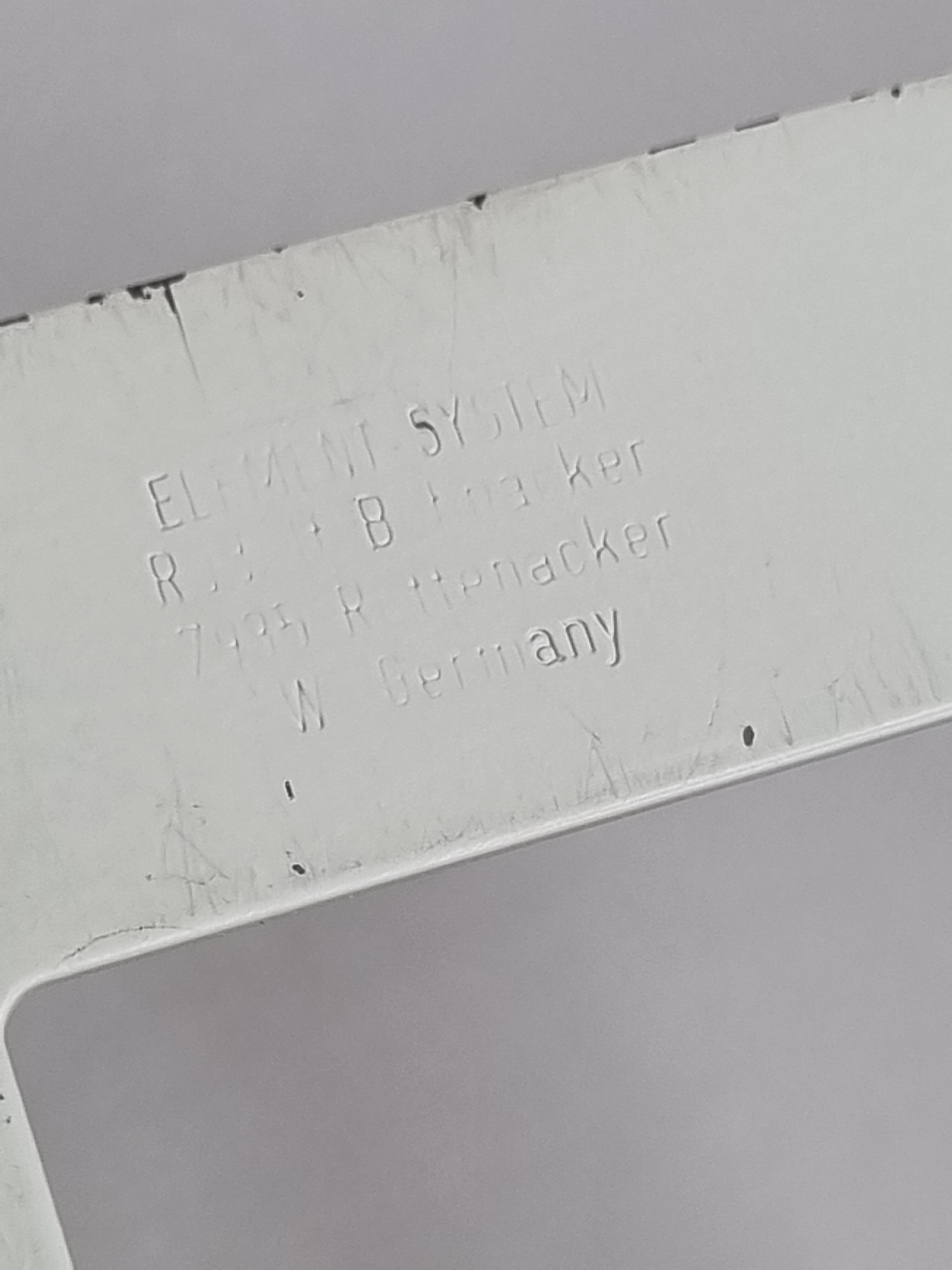 Two pairs of vintage book greenhouse "Element System", West Germany, 80s