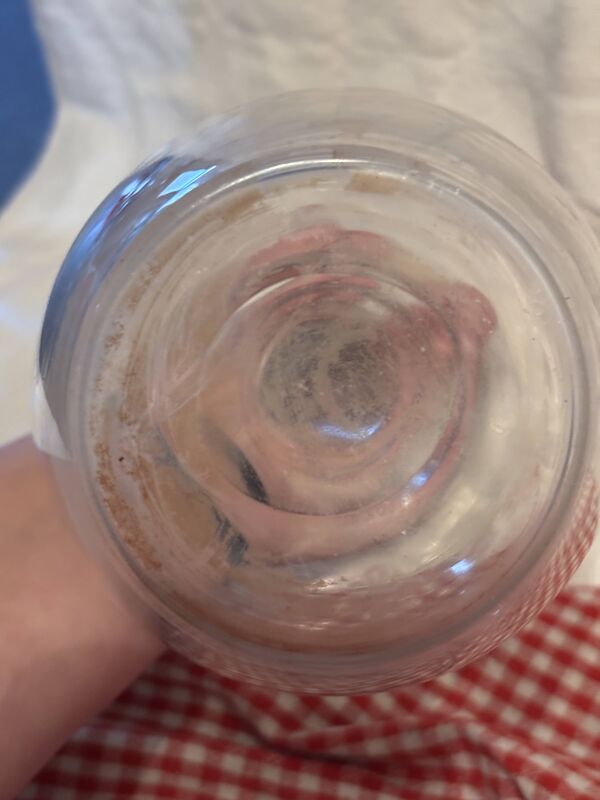 Carafe en cristal gravé ancien – décor floral – assortie Saint-Louis