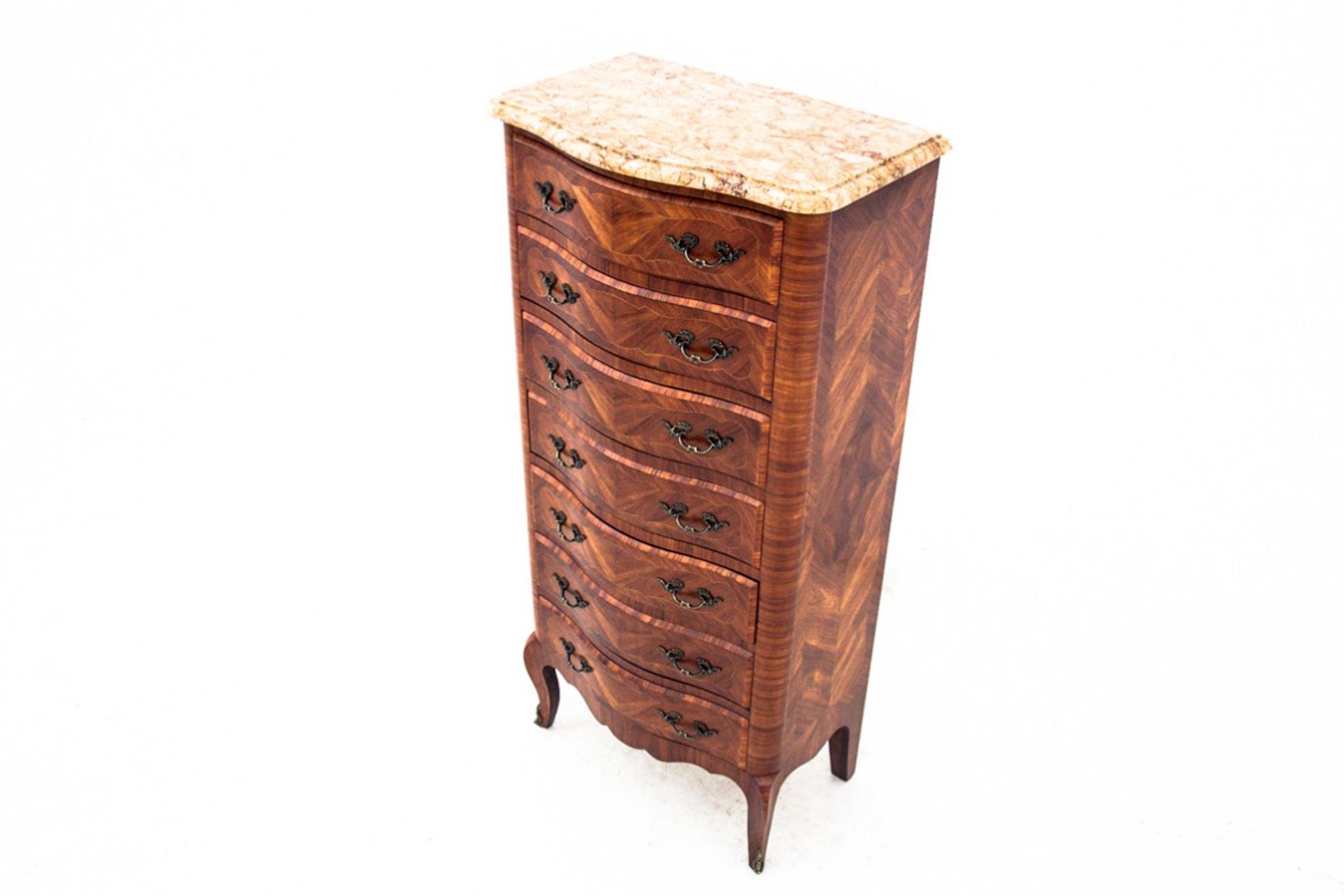 Chest of drawers tallboy, France, 1940s