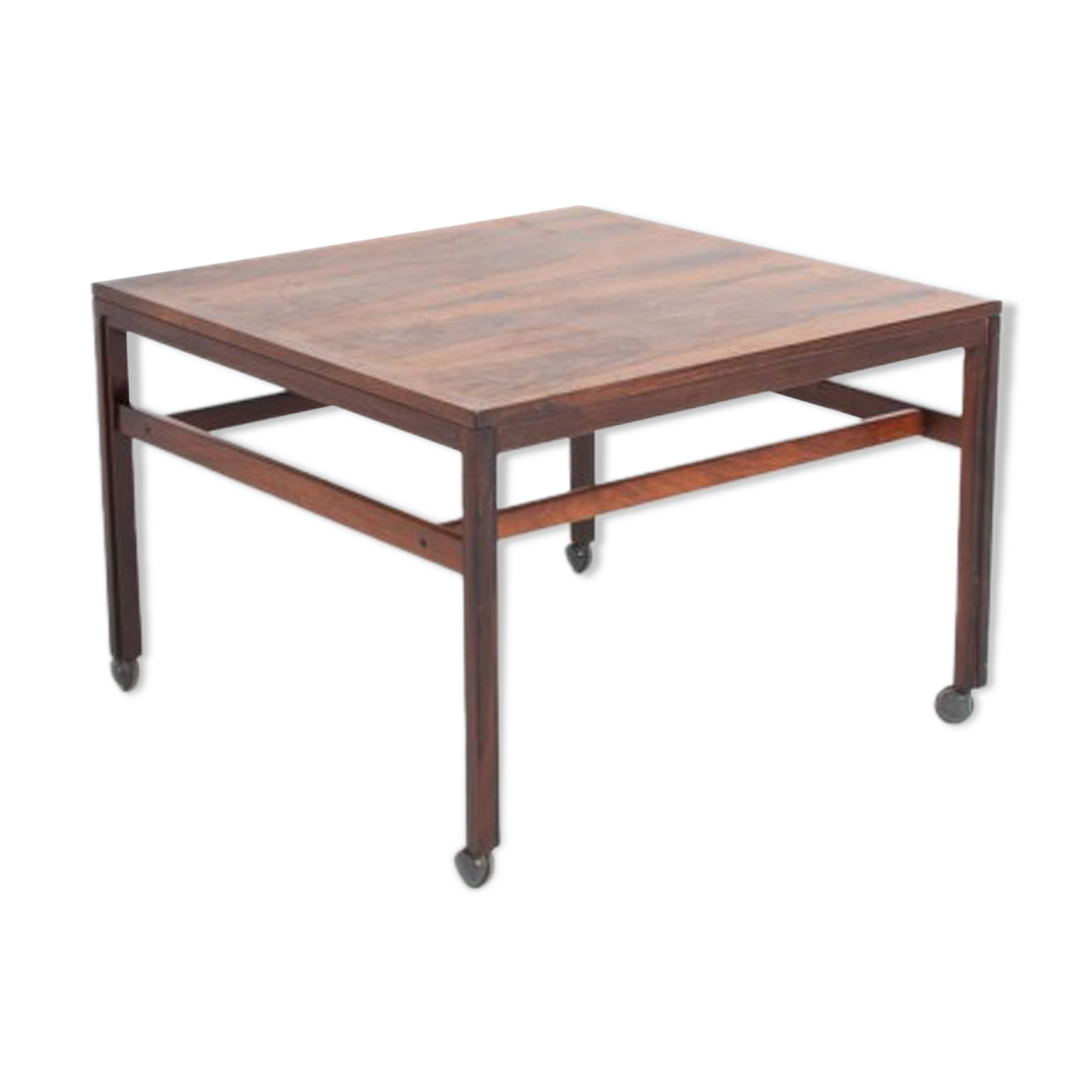 Danish rosewood coffee table from the 1970s by Haslev