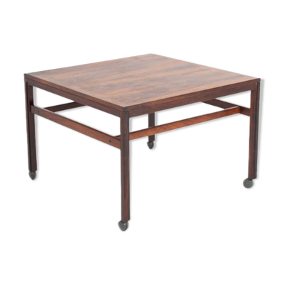 Danish rosewood coffee table from the 1970s by Haslev